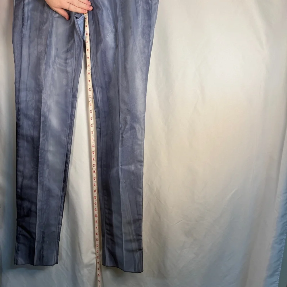 RARE! Calvin Klein Collection Blue Wash Dress Pants, Runway, Wedding, Elegant